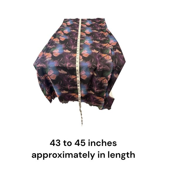 Y2K Butterfly Print Maxi Skirt With Side Slit By Justify - Picture 8 of 10